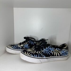 Vans Women's Camden Tropical Palm Leaf Pattern Women's Sneaker Low Top Lace Up